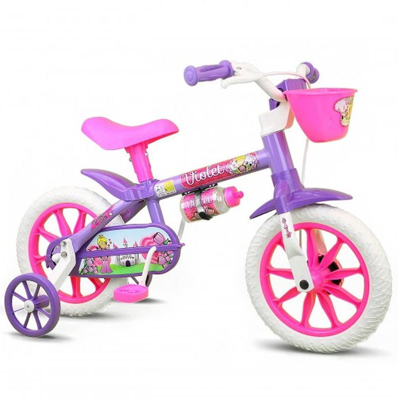 bicicleta aro 12 violet